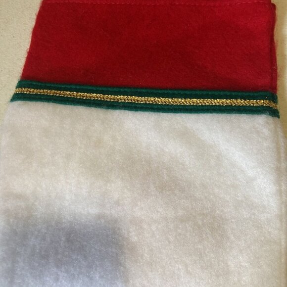 Santa Basketball Felt Christmas Stocking 16 Inches Bushcreek Creative 70s 80s - Picture 7 of 7